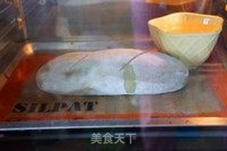 抹茶蜜豆乡村面包的做法步骤:16