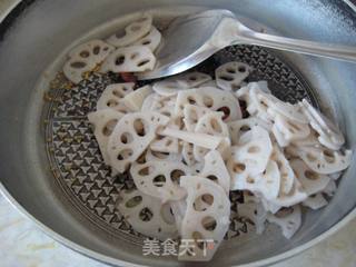 凉拌藕片的做法步骤:6