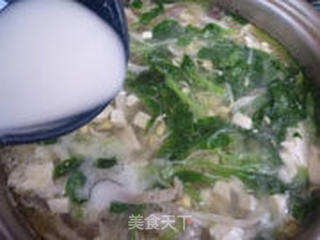 蘑菇豆腐羹的做法步骤:8