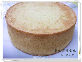 原味戚风蛋糕的做法步骤:14
