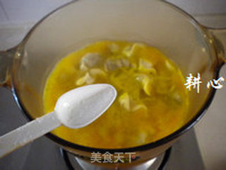 饺子黄金汤的做法步骤：16