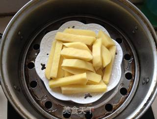缤纷土豆饼的做法步骤:3