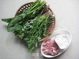 早春鲜美野菜包的做法步骤：1