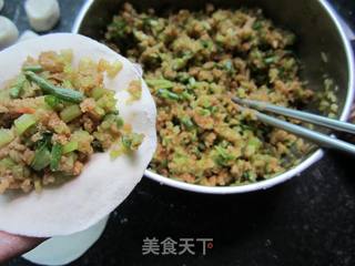 香煎猪油渣馅饺子的做法步骤：4