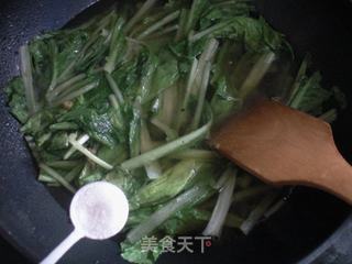 小白菜血肠砂锅的做法步骤:5