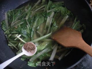 小白菜血肠砂锅的做法步骤:6