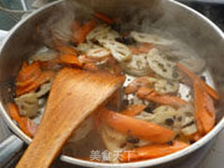 鼓香藕片的做法步骤:4