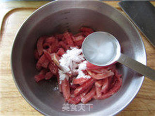 黑椒牛柳的做法步骤:3