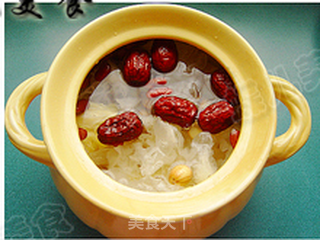 红枣芸豆菠萝银耳汤【豫生园若羌枣试用报告1】的做法步骤:12