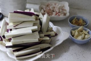 家常肉沫烧茄子的做法步骤：1