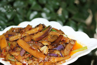 家常肉沫烧茄子的做法步骤:6