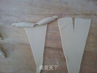 酥皮羊角包的做法步骤:6