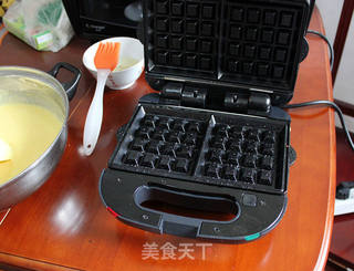 蜂蜜华夫饼的做法步骤:10