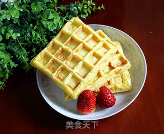蜂蜜华夫饼的做法步骤:14