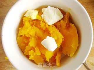 地瓜的小资吃法---芝士焗红薯的做法步骤:5