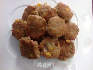 芹菜玉米小肉饼的做法步骤：7