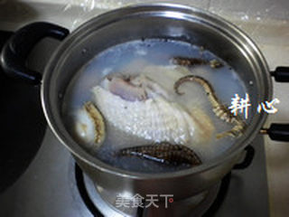 鲍鱼海马鸡汤的做法步骤:3