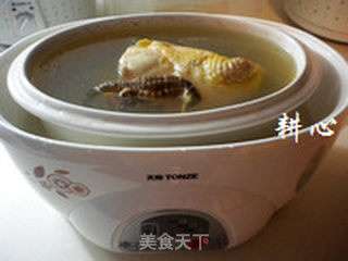 鲍鱼海马鸡汤的做法步骤:8