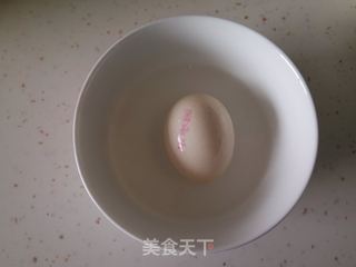 简单版自制红心咸鸡蛋的做法步骤:2