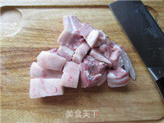 鲜笋红烧肉的做法步骤:5
