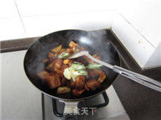 鲜笋红烧肉的做法步骤:13
