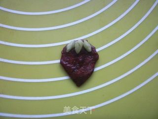 丑丑的小草莓饼干的做法步骤:7