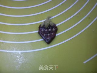 丑丑的小草莓饼干的做法步骤:9
