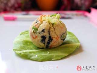 豆渣菜饭---豆渣茶巾绞的做法步骤：12