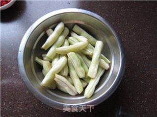 茄子豆角的做法步骤:6