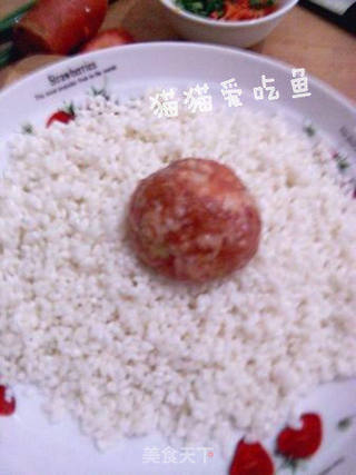 珍珠糯米丸子的做法步骤:7