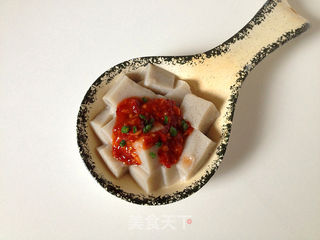 蒜蓉辣酱嫩豆腐的做法步骤:8