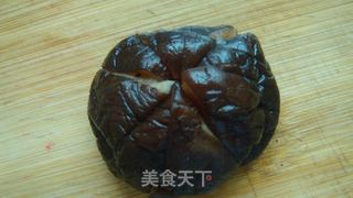 香菇油菜的做法步骤：2