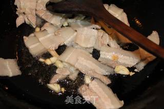 蒜苗回锅肉的做法步骤:6