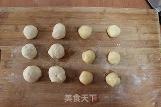 榨菜鲜肉月饼(植物油版)的做法步骤:9