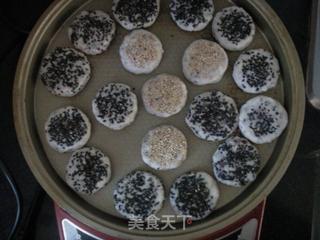 山药红豆双麻饼的做法步骤：10