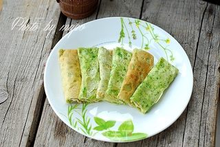 芹香煎饼卷的做法步骤:11