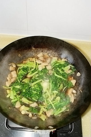 苔菜五花肉炖粉条的做法步骤:16