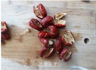 益智养脑,补血养颜的料理,简单做——核桃红枣米糊的做法步骤:3