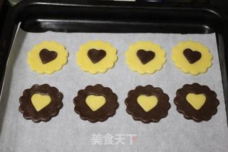 【心心相印曲奇饼干】——变个造型又是新品的做法步骤:16