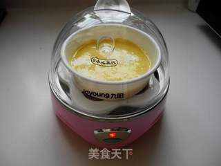 骨汤金钩蛋羹的做法步骤:9