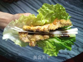 生菜鸡肉卷的做法步骤：4