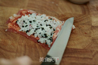 粢饭羊肉卷的做法步骤:6