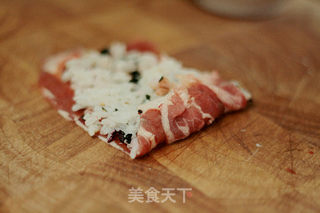 粢饭羊肉卷的做法步骤:7
