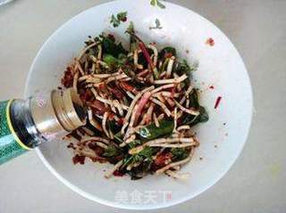 水豆豉拌折耳根的做法步骤：8