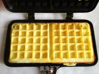 原味华夫饼——健康能量早餐,美好的一天可以从华夫开始的做法步骤:9