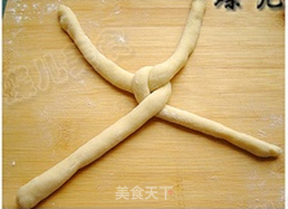 牛奶绣球面包的做法步骤:11