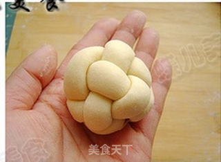 牛奶绣球面包的做法步骤:16