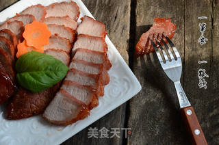 蜜汁叉烧肉的做法步骤:7