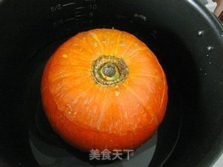 南瓜糯米饭的做法步骤:5