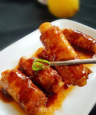 糖醋素排骨的做法步骤:18